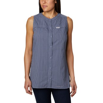 Columbia Silver Ridge Novelty Tunic, Camiseta Sin Manga Morados Para Mujer | 391420-GHP